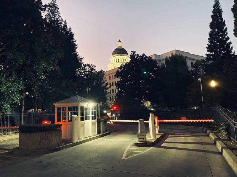Security Check Point at California State Capitol in Sacramento, CA