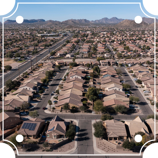 Arial View of the San Tan Valley