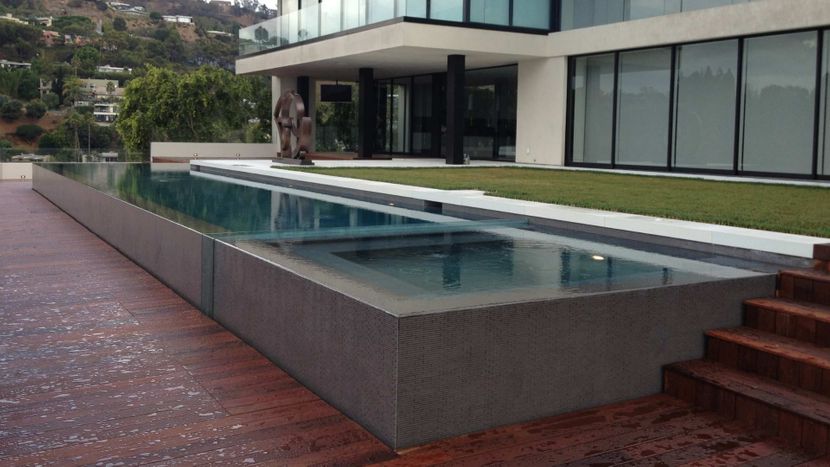 New pool in california home New pool in california home