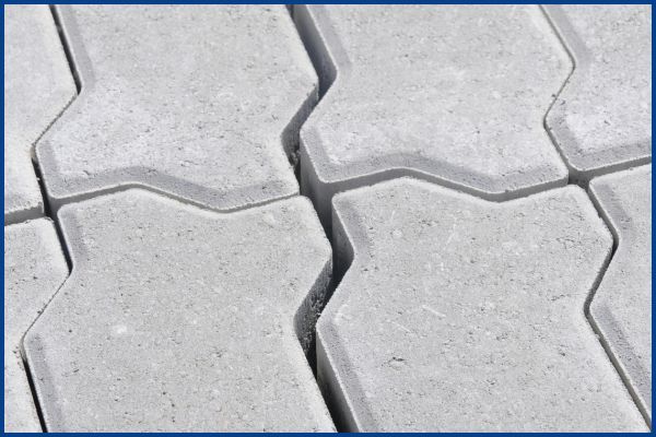 grey pavers