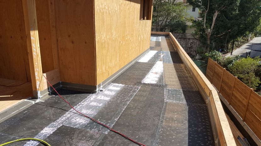 waterproofing floor on residential building