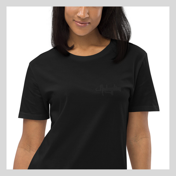 image of a woman wearing a t-shirt