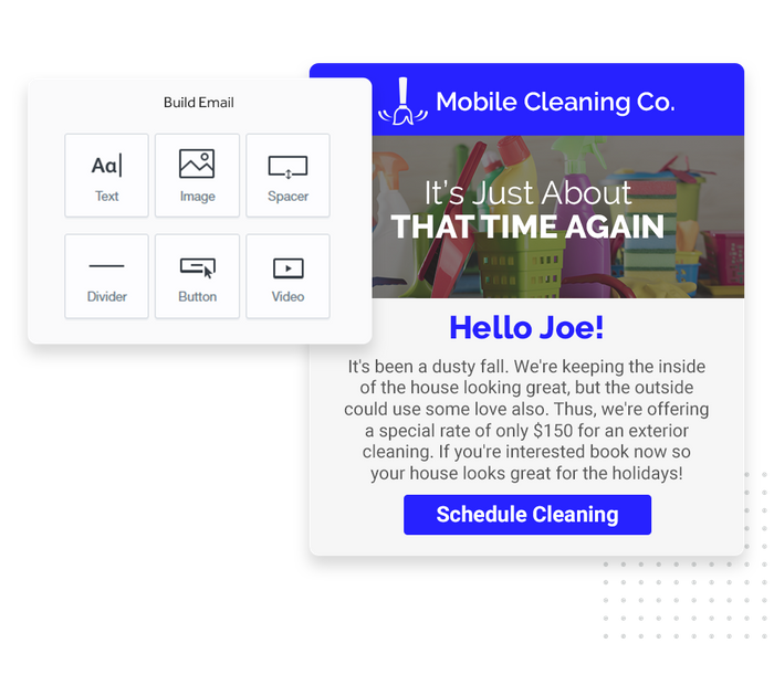 House cleaning email marketing