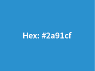 RGB: 42, 145, 207 | CMYK: 80, 30, 0, 19 | Pantone: S/C 279 C RGB: 42, 145, 207 CMYK: 80, 30, 0, 19 Pantone: S/C 279 C