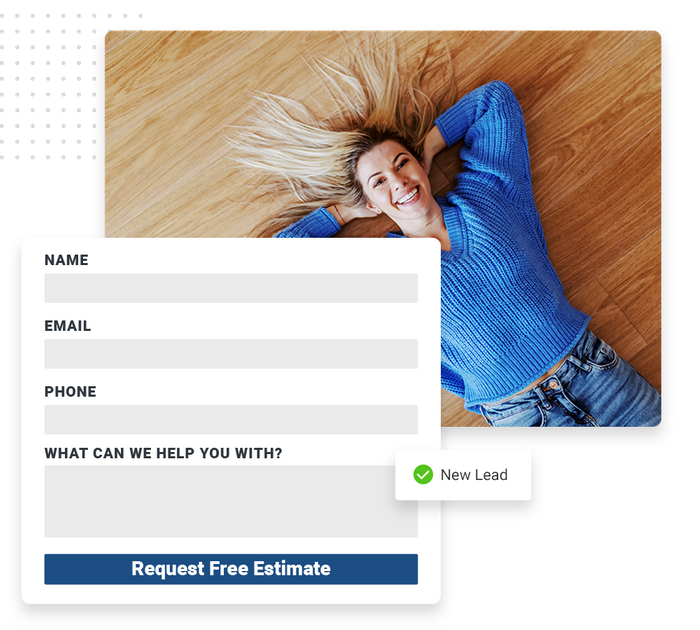 Flooring website forms