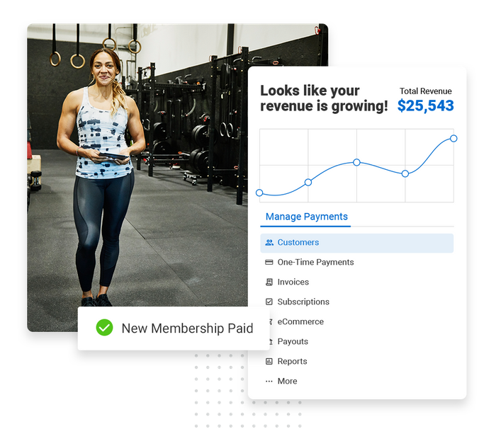 Fitness payments software