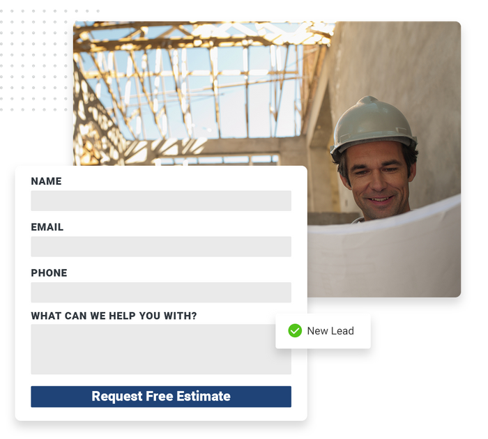 roofing website forms