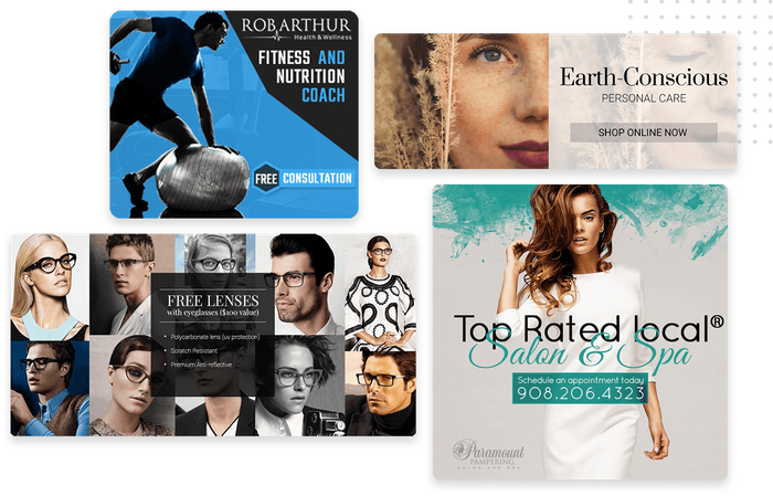 Professionally designed banners for small business websites Professionally designed website banners