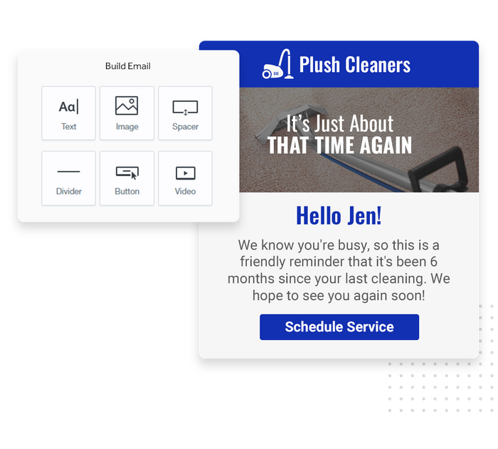 Carpet cleaning email marketing