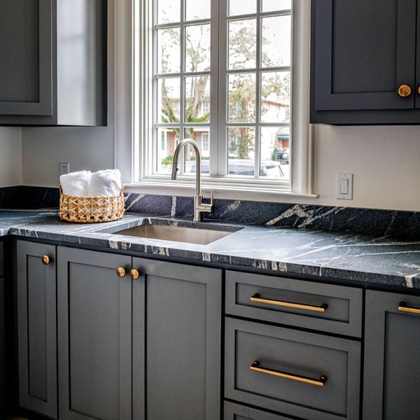 Kitchen countertop made of marble