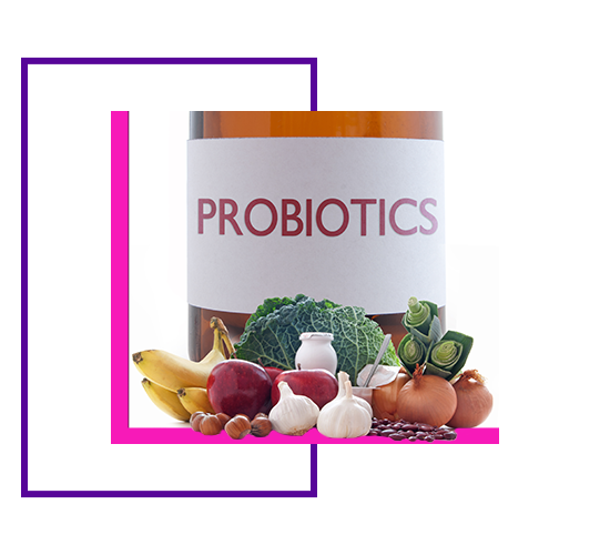 Probiotics and healthy food