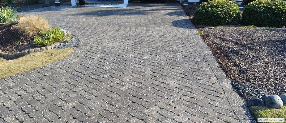 durable driveway made of pavers