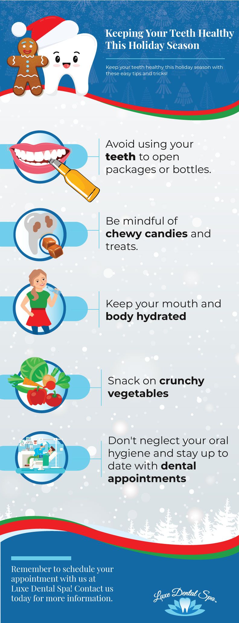 Keeping Your Teeth Healthy This Holiday Season - Luxe Dental Spa