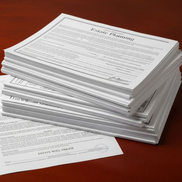 Estate planning documents. Estate planning documents.