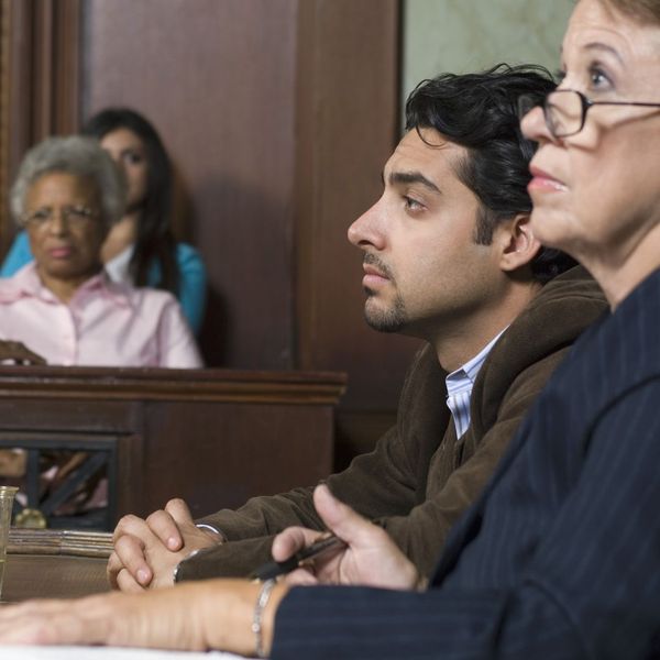 defendant in a trial