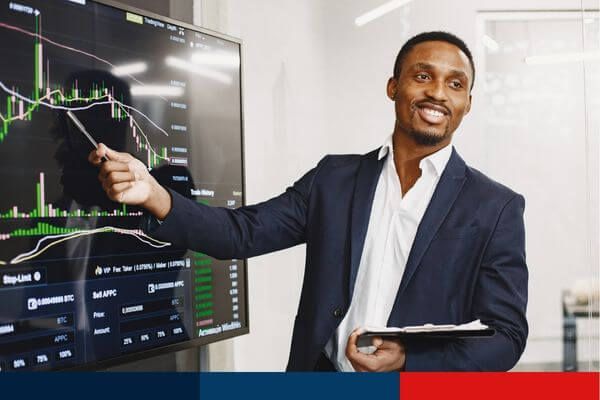 businessman giving presentation businessman giving presentation