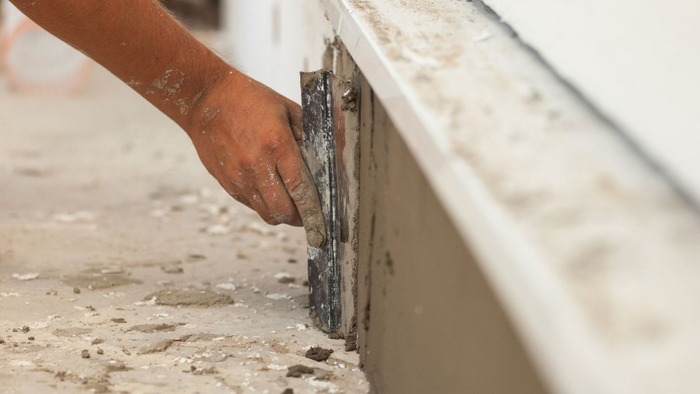 foundation being repaired