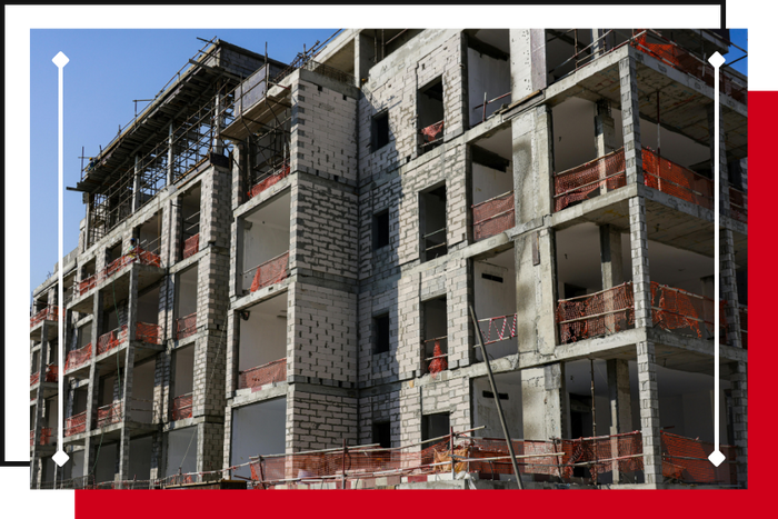 Commercial property construction.