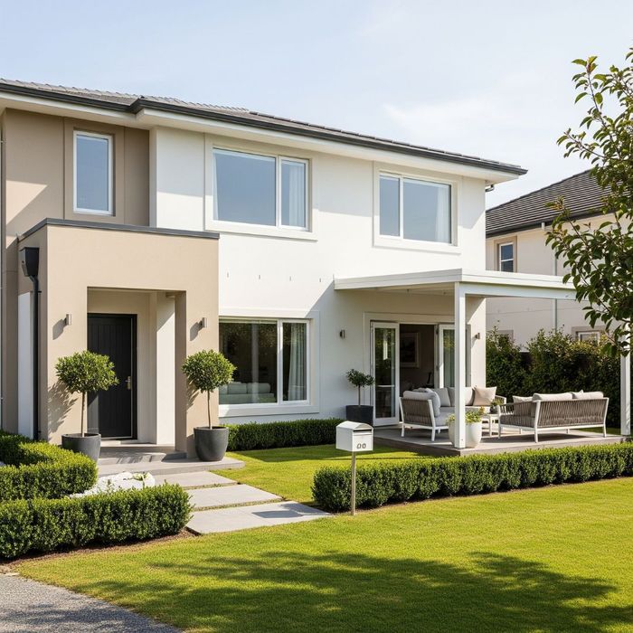 A well-maintained modern home representing long-term structural stability and value