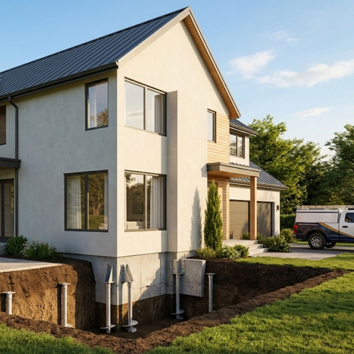 Safe house featuring a newly reinforced structural foundation.