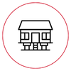 Building lifting icon