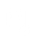 White line art icon of a clipboard with a workout checklist, representing customized personal training plans.