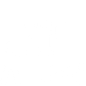 White line art icon of a person lifting a barbell, representing corporate wellness and fitness programs.