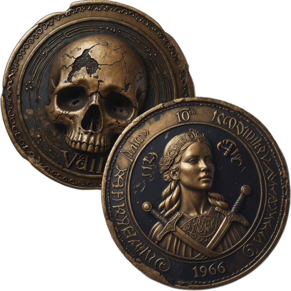 front and back of Vail coin