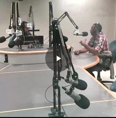 podcast still, play button