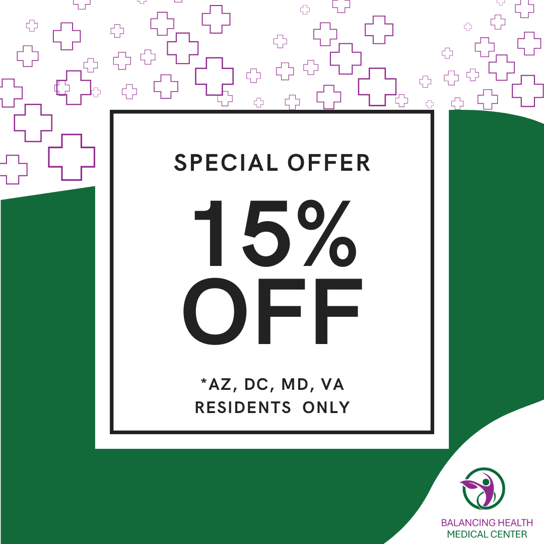Special Offer: 15% Off - AZ, DC, MD, VA Residents Only