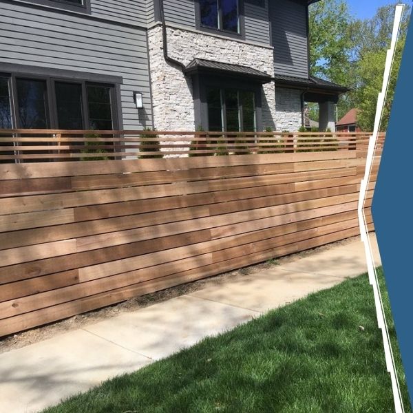 Fancy wood fence