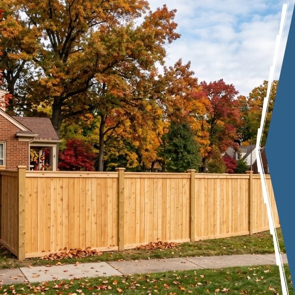 cedar privacy fence