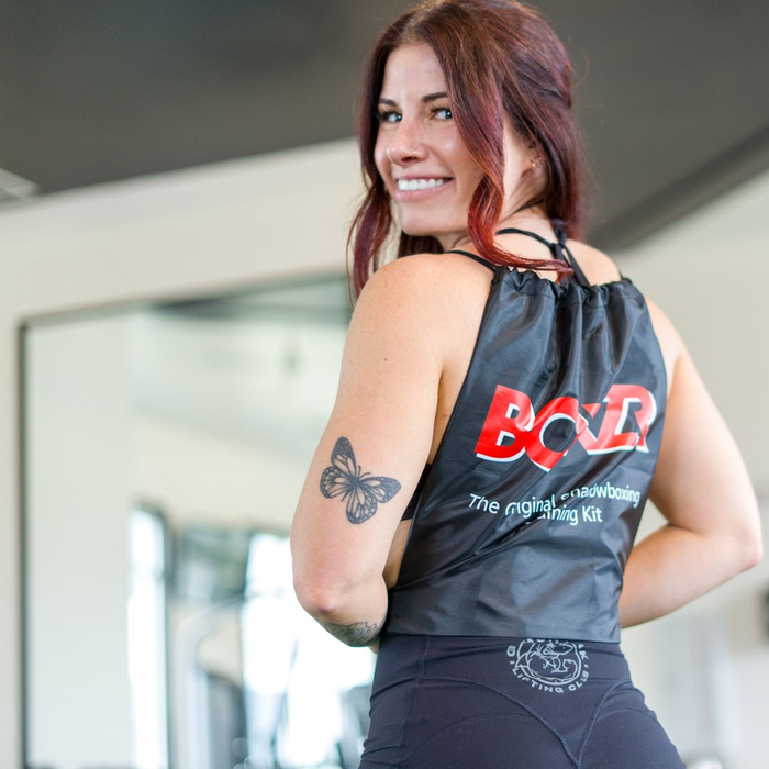 confident woman in Boxzr gear confident woman in Boxzr gear