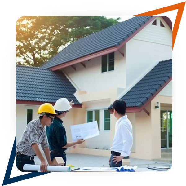 Roofers meeting up to discuss a roofing strategy