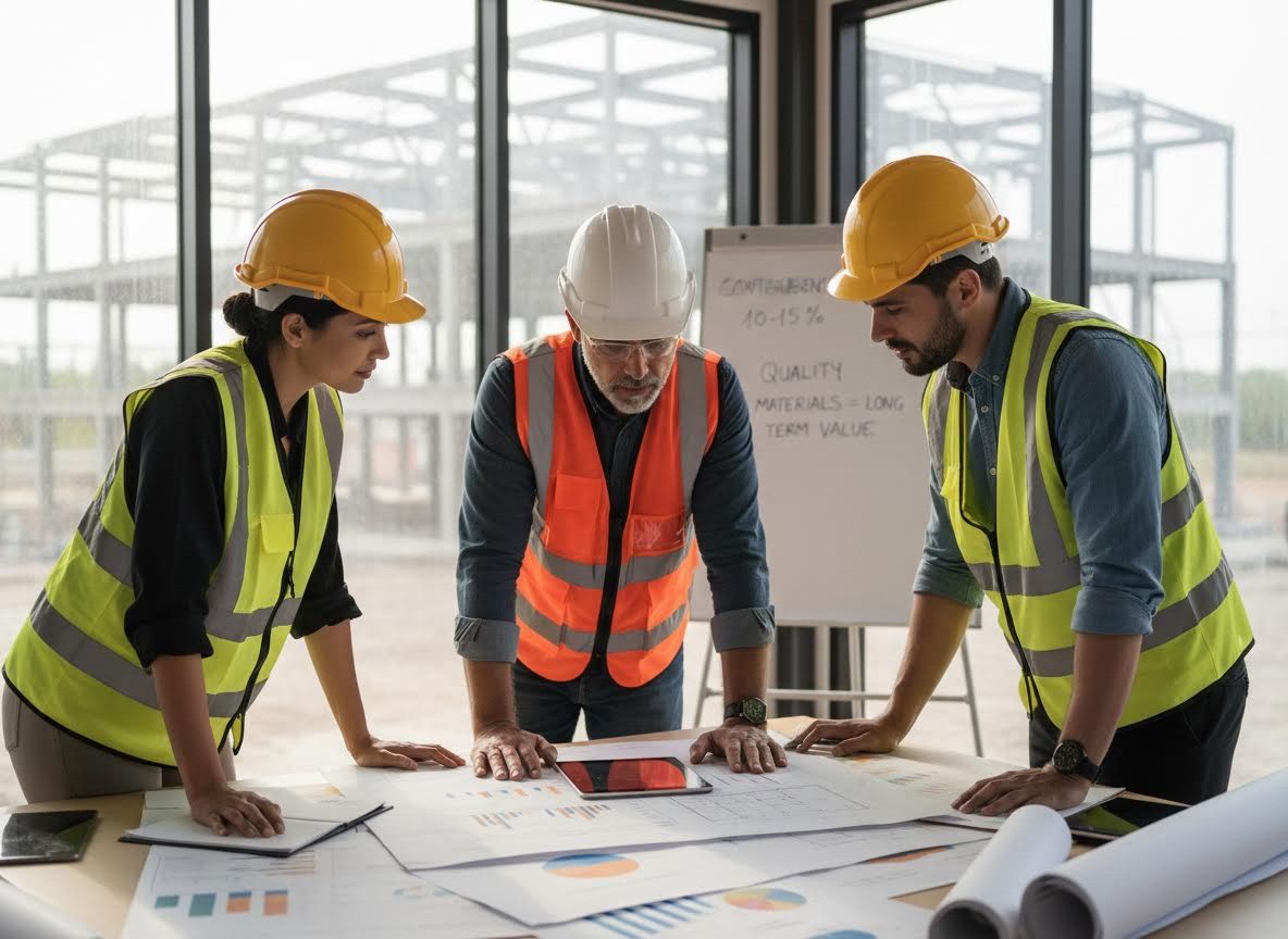 Construction Team Discussing Project Plans