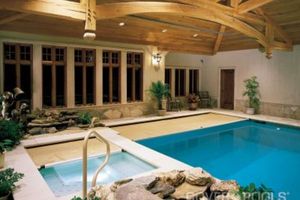 Indoor pool and hot tub cover
