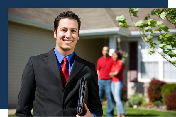Property owner showing a unit to family
