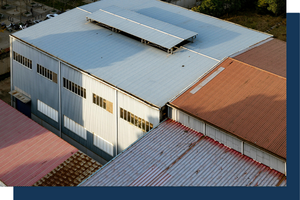 Business with multiple roofs