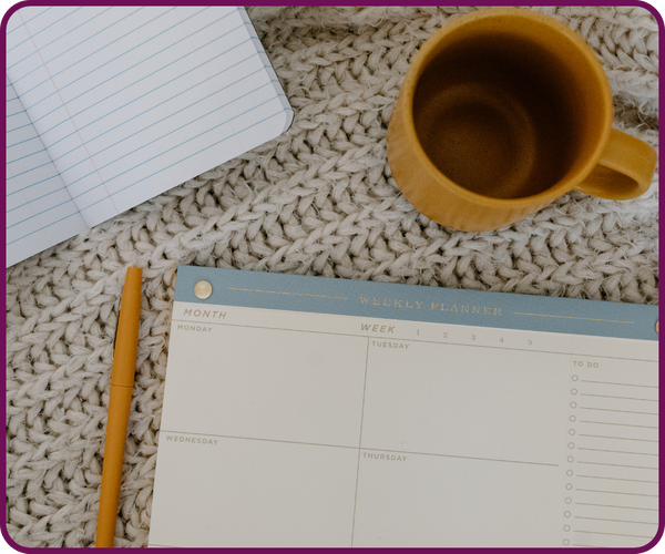 calendar and coffee