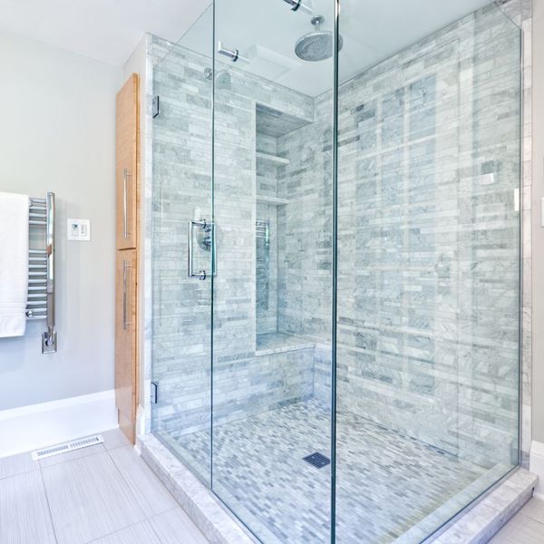 luxury glass shower