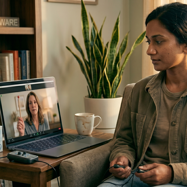 Woman Getting EMDR Therapy  Telehealth Delaware.png