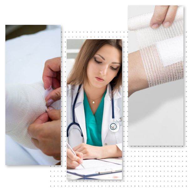 variety of wound care service images