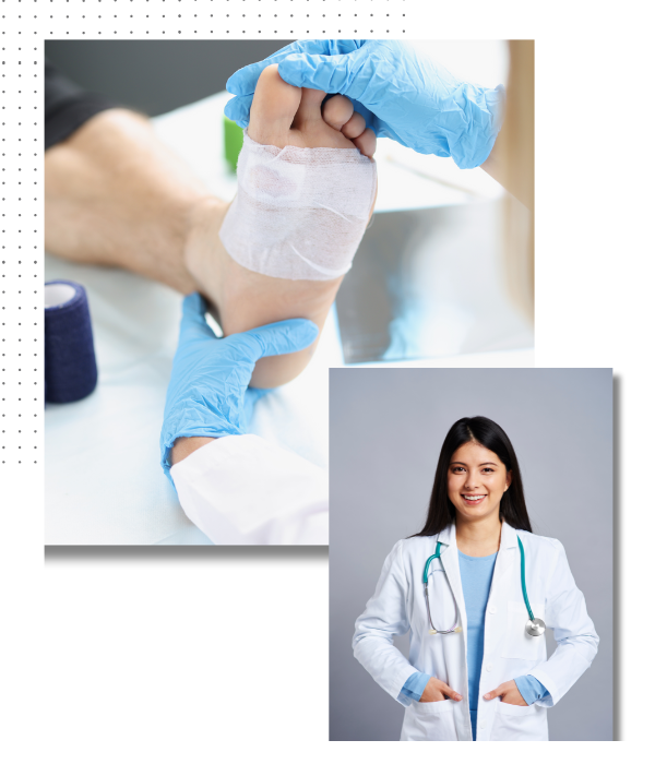 wound care and doctor