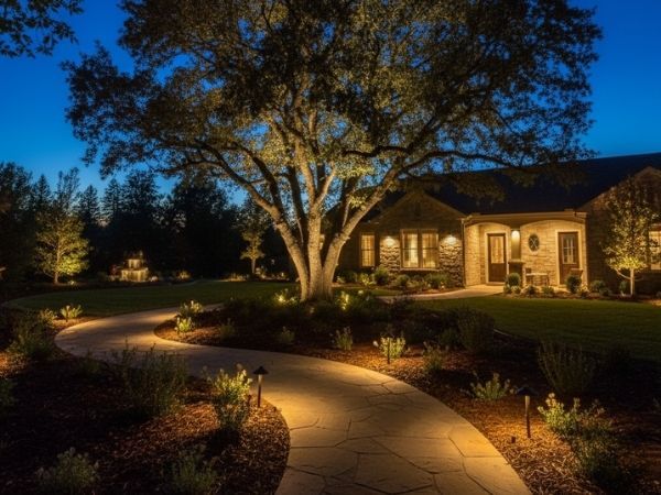 strategic landscaping lighting 