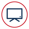 In-room HD television icon