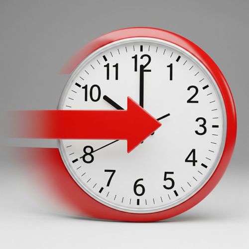 A clock symbolizing the speed and efficiency of the bail bonds process
