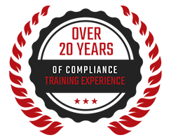 Trust Badge: Over 20 years of compliance training experience