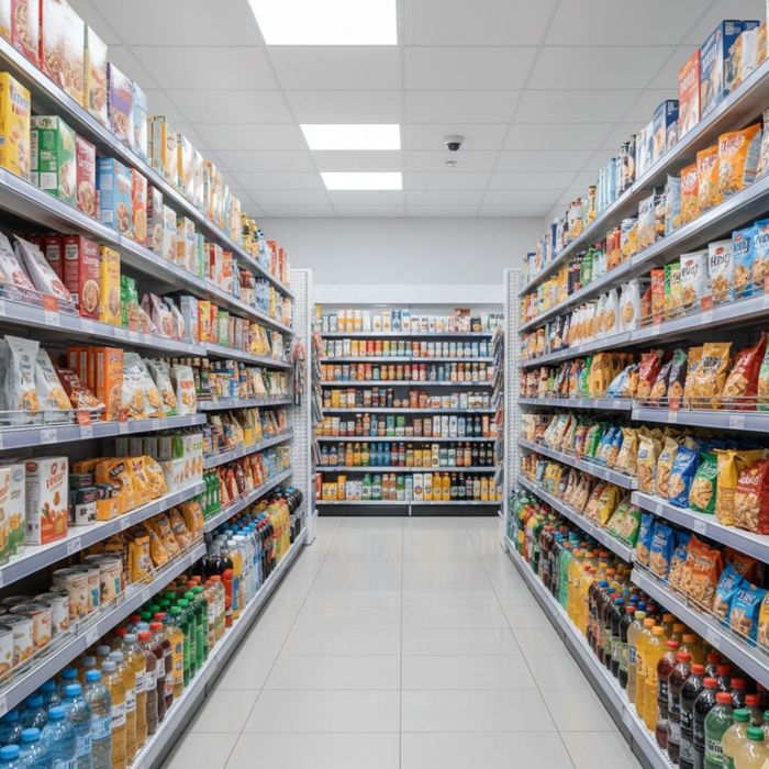 Convenience store aisle Convenience store aisle