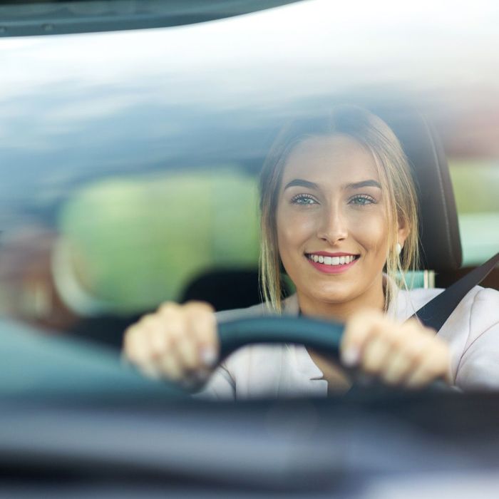 woman driving