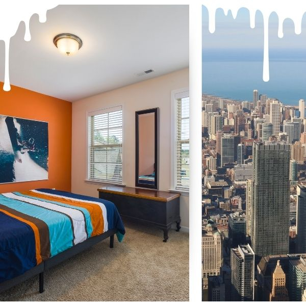 painted wall and Chicago